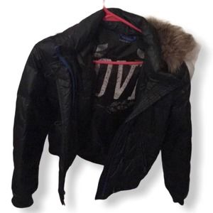 GAP Y2K Black winter puffer jacket size M